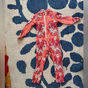 Mini Rodini one piece rashgaurd swim suit 4/5yr